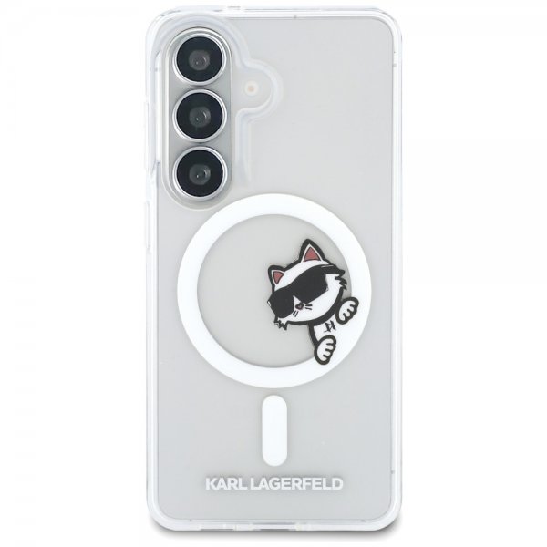 Karl Lagerfeld Samsung Galaxy S26 Plus Deksel Choupette Peekaboo MagSafe Transparent