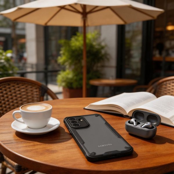 Tech-Protect Samsung Galaxy A37 Deksel Rugged Shield Svart
