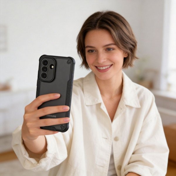 Tech-Protect Samsung Galaxy A37 Deksel Rugged Shield Svart