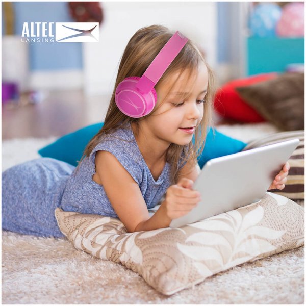 Altec Lansing Hodetelefoner Trådløs 2in1 On-Ear Rosa
