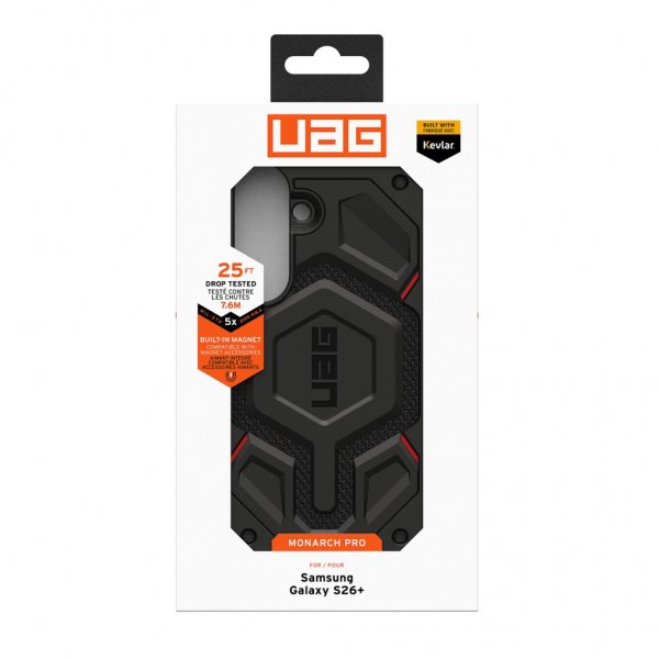 Urban Armor Gear (UAG) Samsung Galaxy S26 Plus Deksel Monarch Pro Kevlar MagSafe Svart