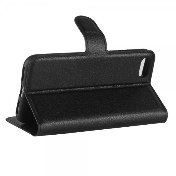Apple iPhone 7/8/SE Etui Litchi Svart