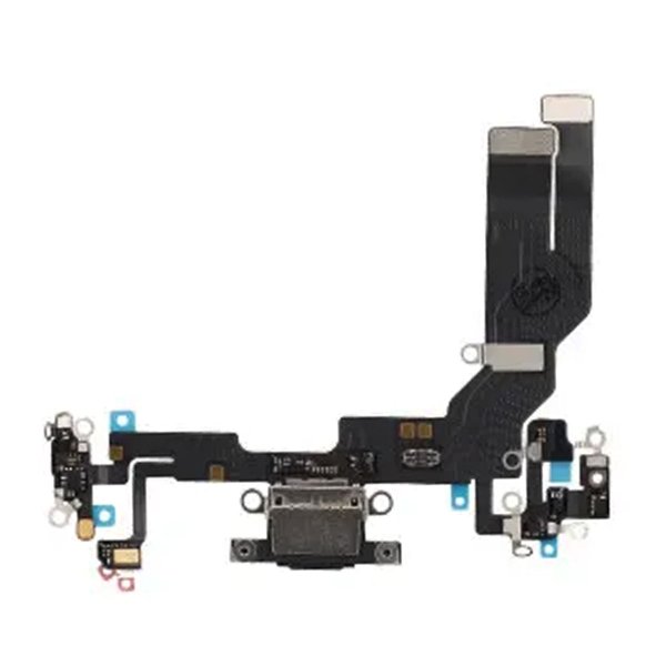 iPhone 16. Ladekontakt med Flexkabel - Svart