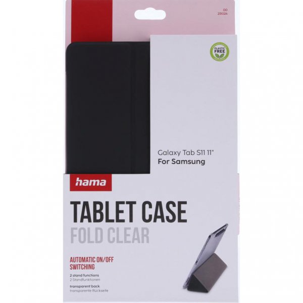 Hama Samsung Galaxy Tab S11 Etui Fold Clear Svart