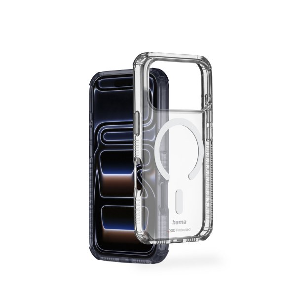Hama iPhone 17 Pro Deksel Extreme Protect MagSafe Transparent