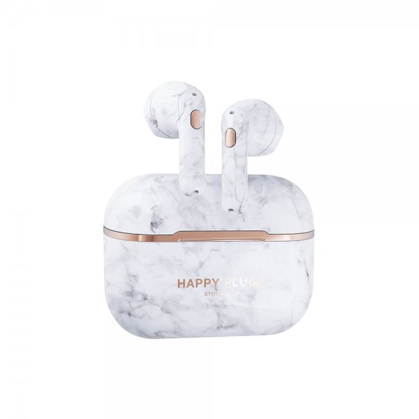 Happy Plugs Hope Vit Marmor