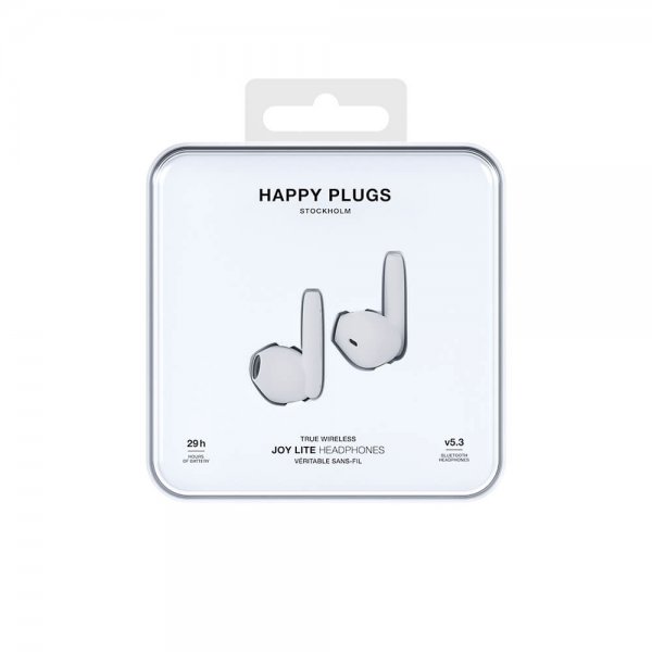 Happy Plugs Hodetelefoner Joy Lite In-Ear TWS Hvit