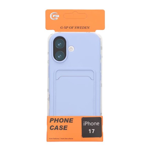 iPhone 17 Deksel Kortholder Lilla