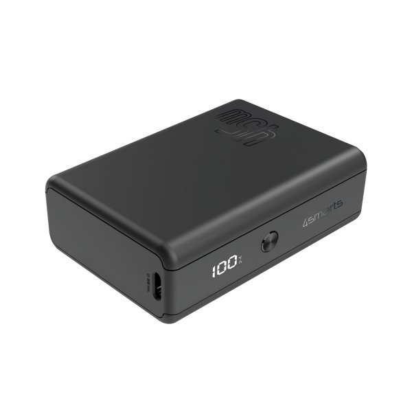4smarts Powerbank Pocket Slim 10 000 mAh 45W Svart