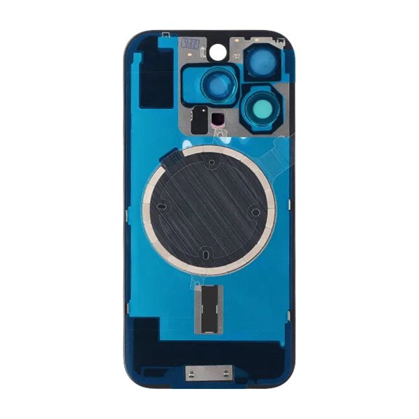 iPhone 16 Pro baksideglass med magnet og kameralinse - sandfarget titan