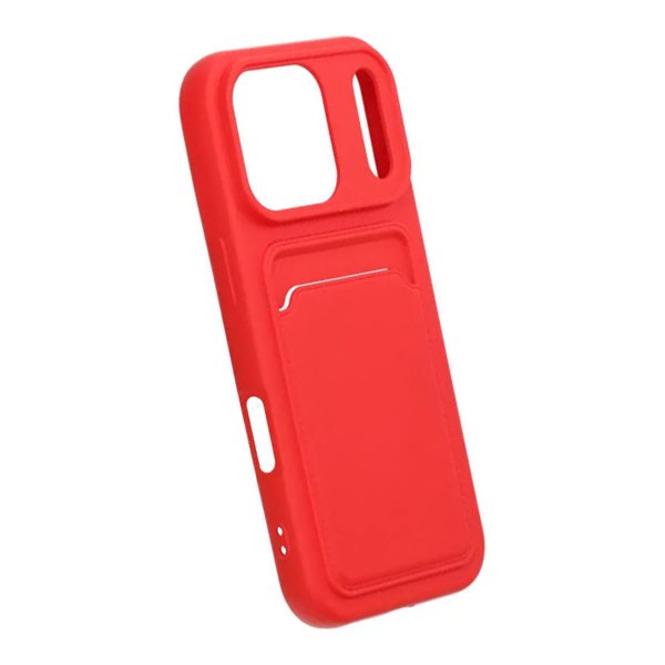 iPhone 17 Pro Deksel Kortholder Rød