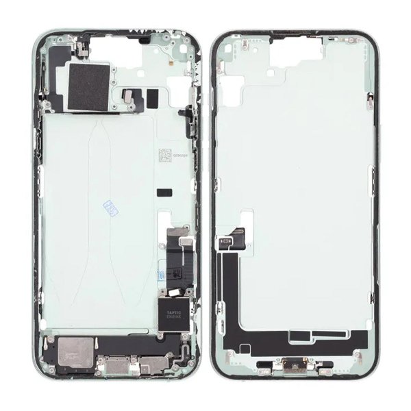 Midtramme med smådeler for iPhone 15 Plus - Grønn OEM
