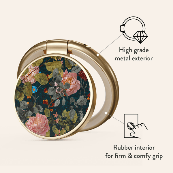 Burga Holder Telefon Ring Bloomy Garden