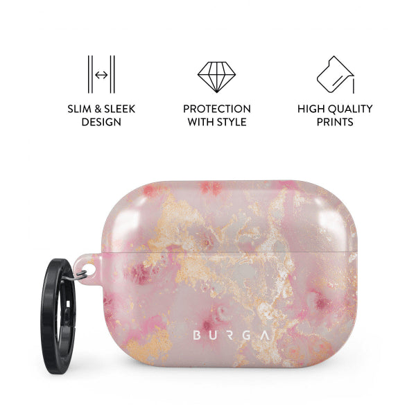 Burga AirPods Pro 2 Deksel Design Golden Coral