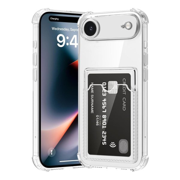 iPhone Air Deksel Kortholder Transparent