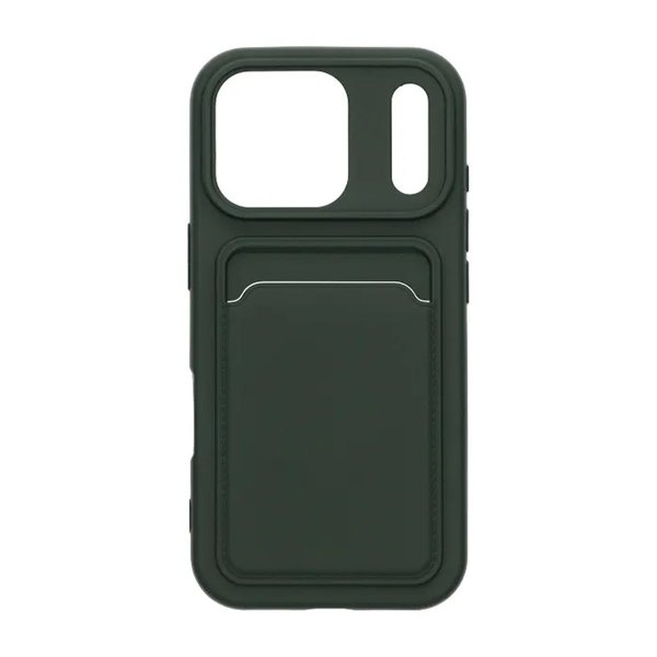 iPhone 17 Pro Deksel Kortholder Grønn