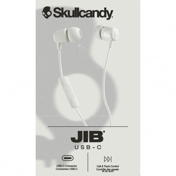 Skullcandy Kablede Hodetelefoner JIB USB-C Bone White