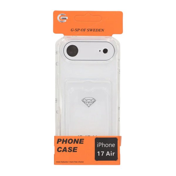 iPhone Air Deksel Kortholder Transparent