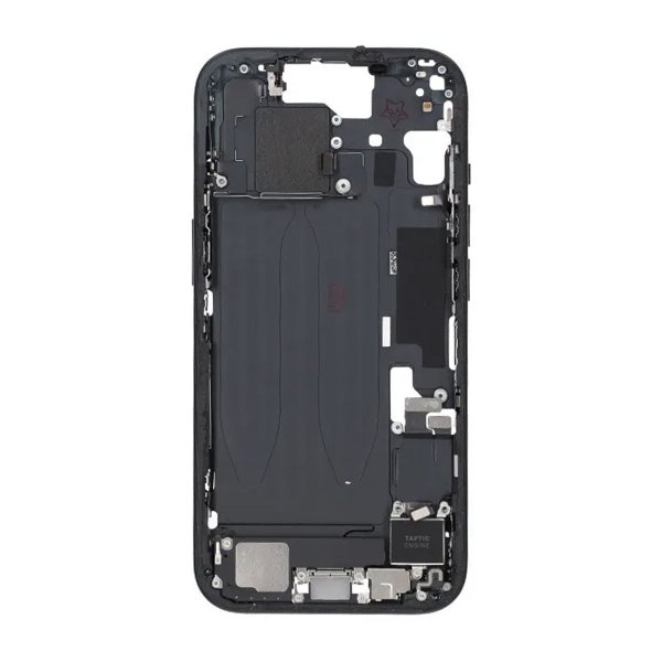 Midtramme med smådeler til iPhone 15 - Hvit OEM