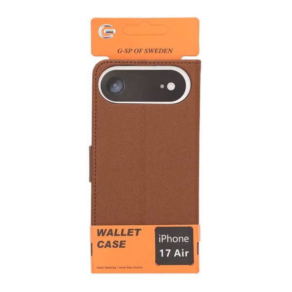 iPhone Air Etui med Stativ Brun