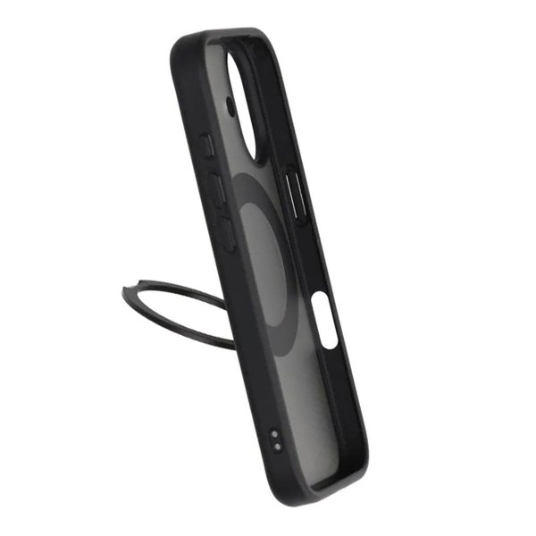 iPhone 17 Deksel Roterbart Stativ Svart