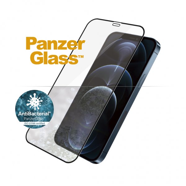 PanzerGlass iPhone 12 Pro Max Skjermbeskytter Edge-to-Edge Case friendly