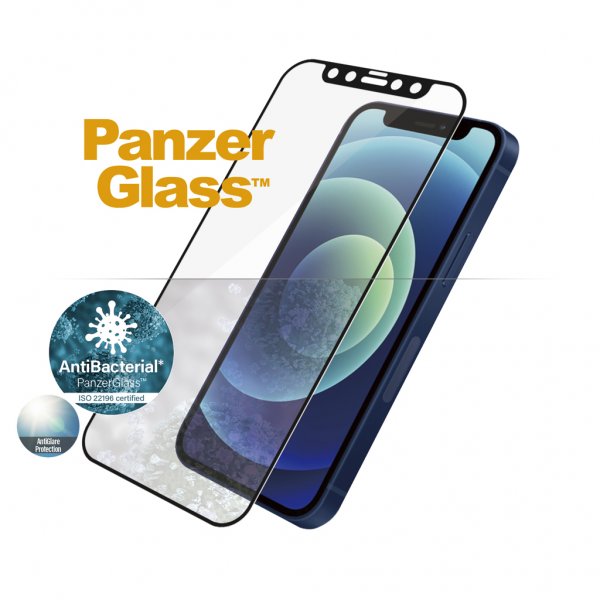 PanzerGlass iPhone 12 Mini Skjermbeskytter Edge-to-Edge Blendfritt