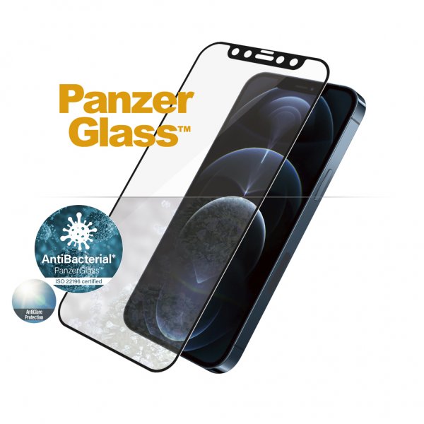 PanzerGlass iPhone 12 Pro Max Skjermbeskytter Edge-to-Edge Blendfritt