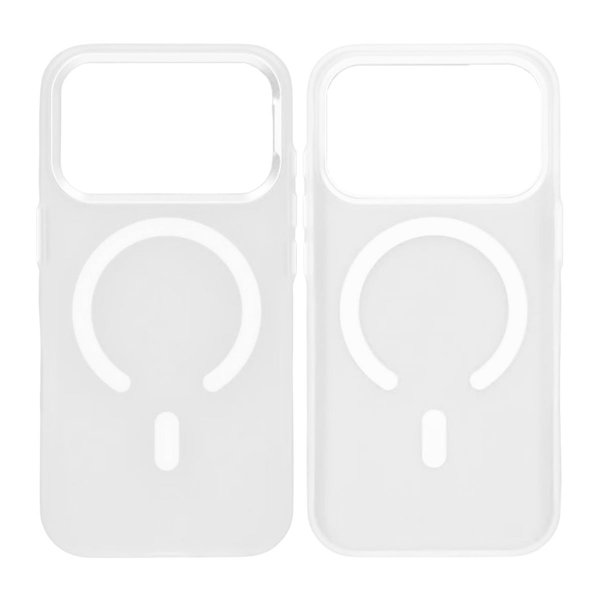 iPhone 17 Pro Deksel Kamerastøtfanger MagSafe Hvit