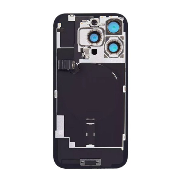 iPhone 16 Pro Max baksideglass med smådeler - naturlig titan