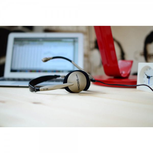 Koss Headset CS100 On-Ear USB Gull/Svart