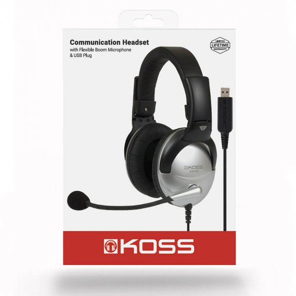 Koss Headset SB45 USB On-Ear Sølv/Svart