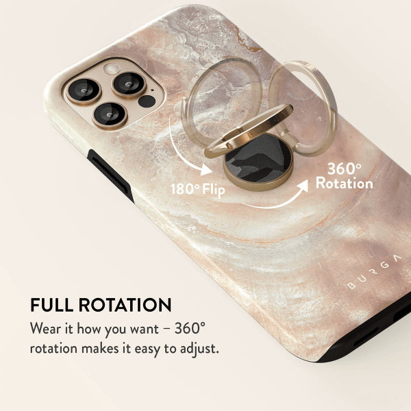 Burga Holder Telefon Ring Night Black Camo
