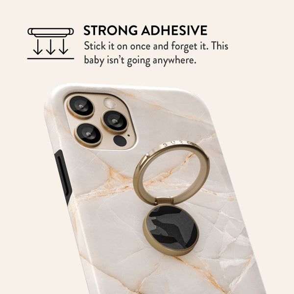 Burga Holder Telefon Ring Night Black Camo
