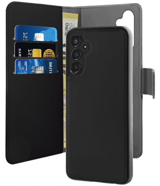 Puro Samsung Galaxy A34 5G Etui Wallet Detachable 2 in 1 Svart