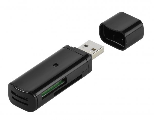 Vivanco USB 2.0 Memory card reader Svart
