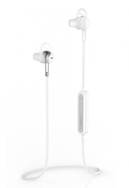 Vivanco Trådløse hodetelefoner Sport Air Fitness Bluetooth øretelefoner Hvit
