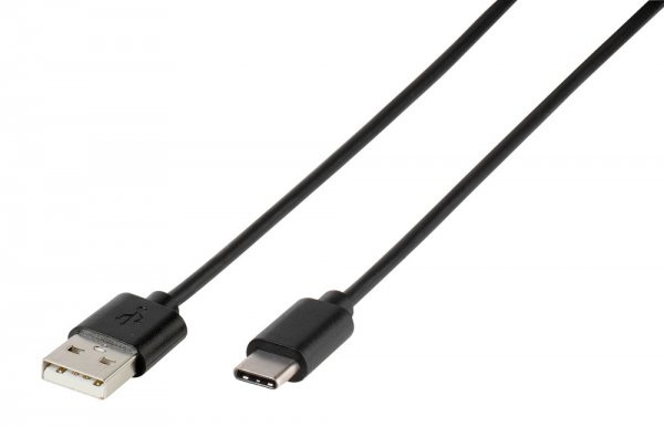 Vivanco Kabel Data Cable USB-A/USB-C 2m Svart