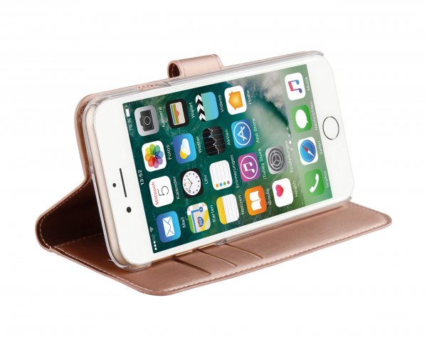 Vivanco iPhone 6/6S/7/8/SE Etui Classic Wallet Rosegull