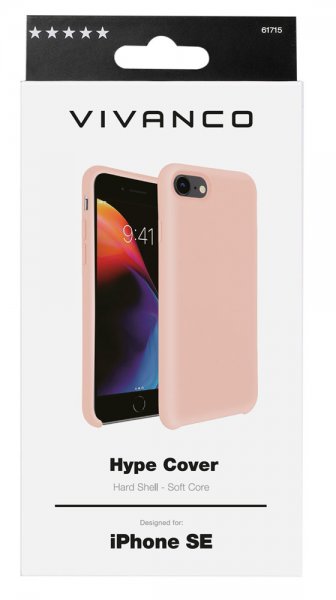 Vivanco iPhone 6/6S/7/8/SE Deksel Hype Cover Rosa