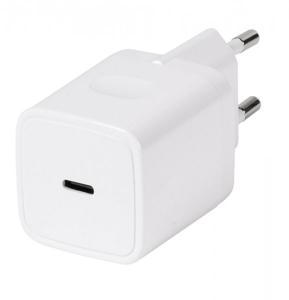 Vivanco Lader med Kabel Super Fast Charger Set USB-C/Lightning 20W 1.2m Hvit
