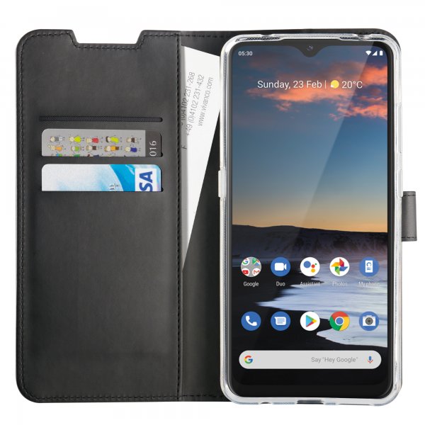 Vivanco Nokia G11/G21 Etui Classic Wallet Svart