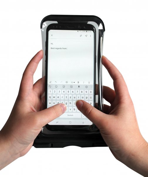 Vivanco 6.7" Smarttelefon Strandveske Vanntett Etui IPX8 Svart