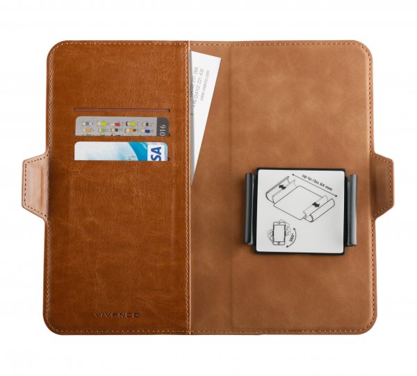 Vivanco Etui Universal Book Case XL Brun