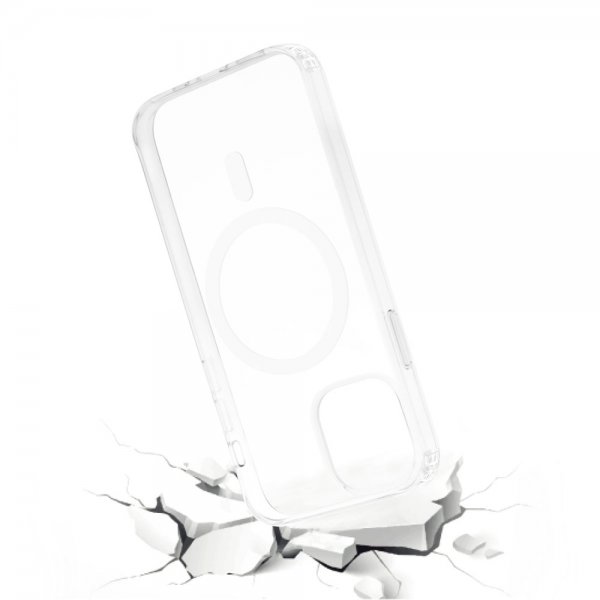 Vivanco iPhone 13 Pro Max Deksel Mag Steady MagSafe Transparent