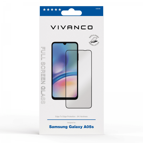Vivanco Samsung Galaxy A05s Skjermbeskytter Full Screen