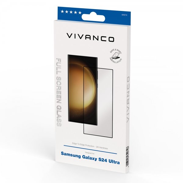 Vivanco Samsung Galaxy S24 Ultra Skjermbeskytter Full Screen