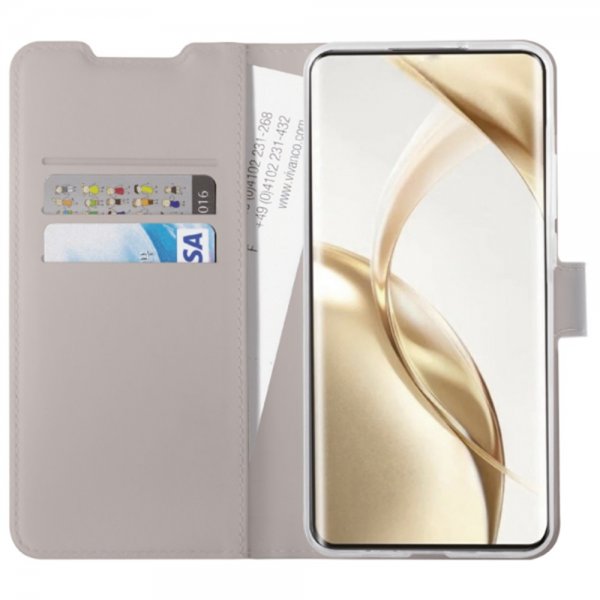 Vivanco Samsung Galaxy S24 FE Etui Classic Wallet Greige