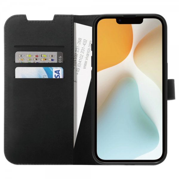 Vivanco iPhone 16e/17e Etui Classic Wallet Svart