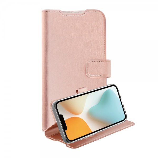 Vivanco iPhone 16e/17e Etui Classic Wallet Rosegull